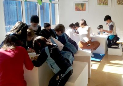 Escolares de Daimiel dan forma al Día de los Humedales