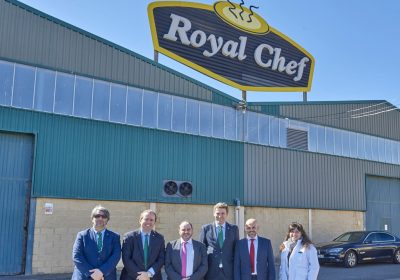 Eurocaja Rural visita empresa agoralimentaria Royal Chef, en Picón (Ciudad Real)