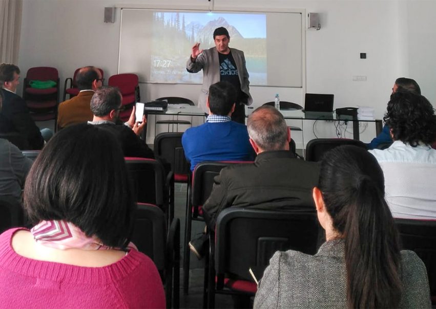 Antonio Manzanares, del CEDER, durante su intervención