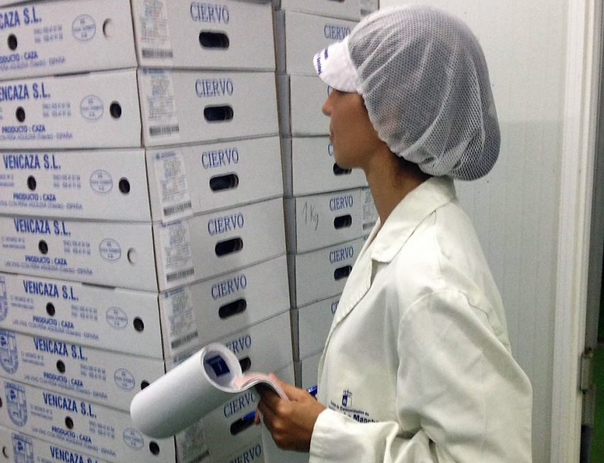 control sanitario carne de caza