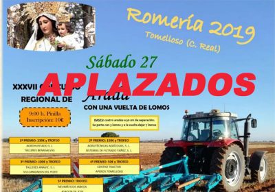 Aplazados concursos de Arada y Habilidad de la Romería de Tomelloso