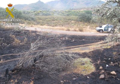 Dejar restos de poda quemándose sin control, uno de los principales riesgos de incendios