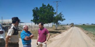 Herencia destina 93.000 euros a mejorar 20 kilómetros de caminos rurales