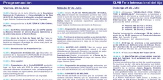 Actos de segunda jornada Feria Internacional Ajo de Las Pedroñeras