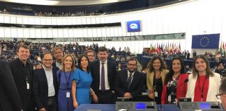 Maestre (PSOE) se estrena como eurodiputada hablando de agua y despoblación