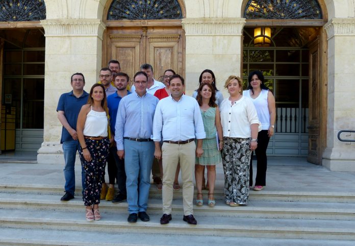 Núñez y Prieto con el Grupo Popular en la Diputación (1)