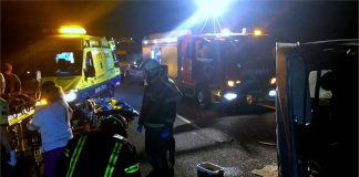 Nueve temporeros heridos en un accidente de tráfico en Albacete