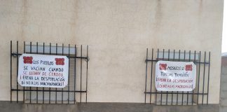 Noheda se llena con pancartas para frenar macrogranja porcina proyectada