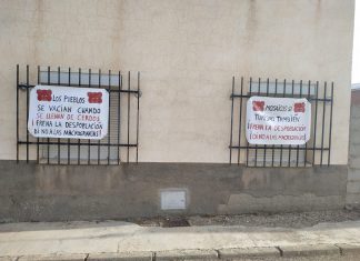 Noheda se llena con pancartas para frenar macrogranja porcina proyectada