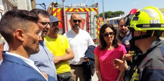 Felicitación para servicios emergencia por intervención tormentas