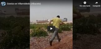 Granizo en Villarrobledo (Albacete)