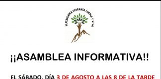 Charla y cadena humana contra las macrogranjas porcinas