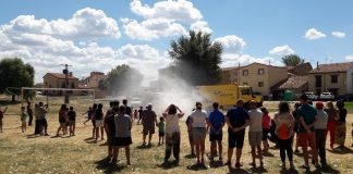 Alumnos aprenden funcionamiento del dispositivo de incendios forestales, en Guadalajara