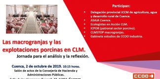 Macrogranjas y explotaciones porcinas, a debate, con todos los sectores implicados