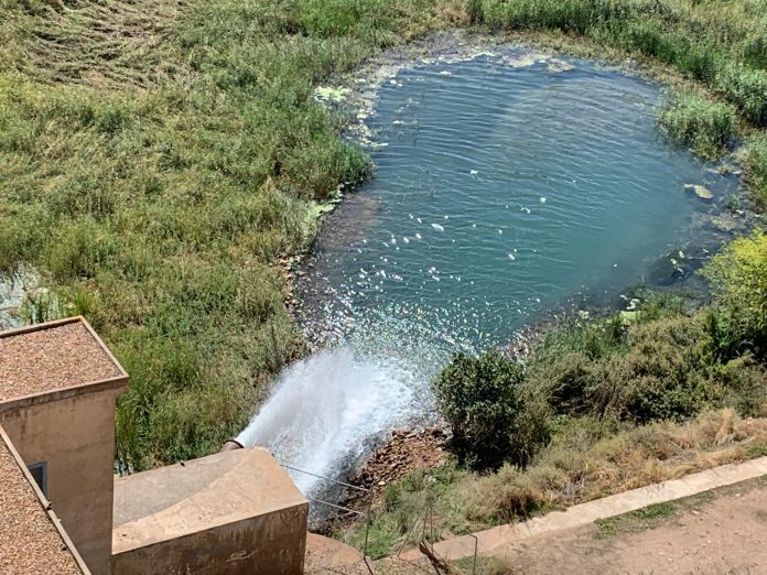 PANTANO PEÑARROYA DESAGUANDO 29-SEPTIEMBRE-2019