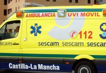 Fallece un joven tras colisionar su vehículo con un tractor ambulancia 112