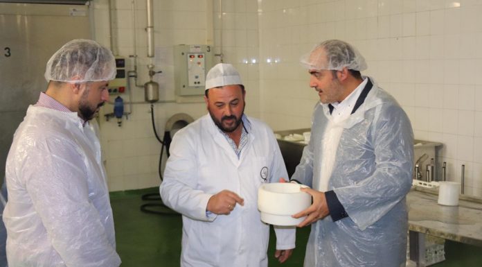 La campaña electoral de Ciudadanos llega a una quesería tomellosera