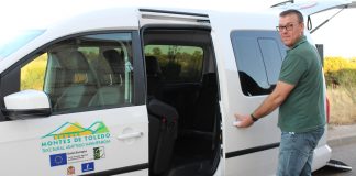 Un taxi “muy social” nueva iniciativa empresarial de Montes de Toledo