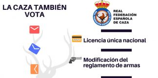 La RFEC reactiva la campaña #LaCazaTambiénVota