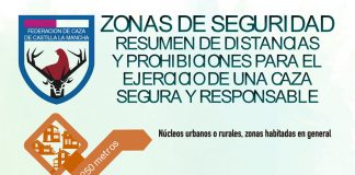 Edita díptico informativo sobre zonas de seguridad para una caza segura