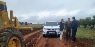 Comienza última fase del año de mejoras de caminos de Herencia