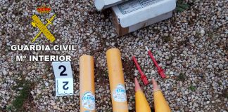 Destruye dos cohetes antigranizo localizados en almacén agrícola de Daimiel