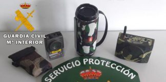 La Guardia Civil denuncia a dos cazadores por utilizar reclamos eléctricos