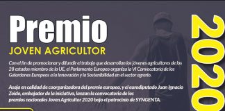 Hasta 10 de febrero. Plazo presestación proyectos Premio Jóven Agricultor 2020