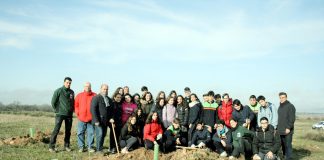 Escolares de Villarrubia participan en plantación especies autóctonas en Tablas Daimiel