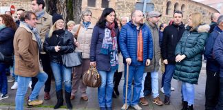 Diputados, concejales y alcaldes de Ciudadanos, en manifestación de agricultores castellano-manchegos