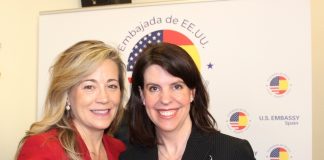 Merino, en un desayuno de trabajo de la Embajada de EE UU