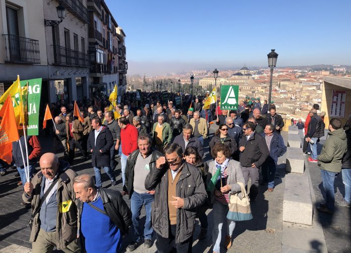 manifestación ASAJA