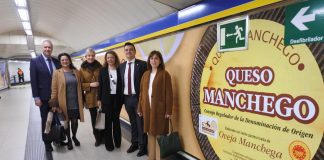 Queso manchego llegará a seis millones de pasajeros del metro Madrid