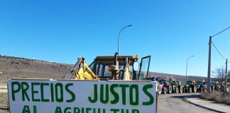200 tractores toman las calles de Molina de Aragón (Guadalajara)