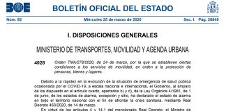 Publicada en BOE Orden desplazamiento de agricultores y ganaderos al campo