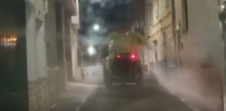 VÍDEO: Agricultores de Cuenca siguen colaborando en desinfección de calles