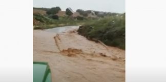 VÍDEO: Carreteras anegadas tras la tormenta