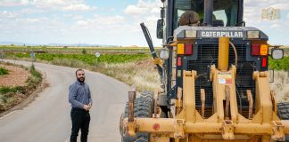 Comienzan las obras de acondicionamiento del firme del camino de Cirujano