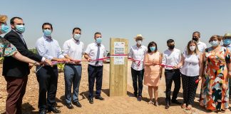Inauguración oficial de los arreglos del Camino de Cirujano, importante vía para los agricultores de La Mancha