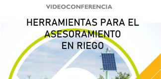 5 de agosto. Videoconferencia «Herramientas para asesoramiento en riego»