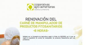4 agosto. Renovación carné de manipulador de fitosanitarios. Minglanilla (Cuenca)