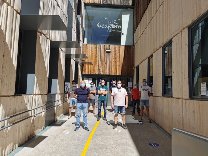 Concentración UGT y CCOO en Geacam 200820