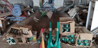 Desactiva 50 cohetes antigranizo con una peligrosa carga de explosivo