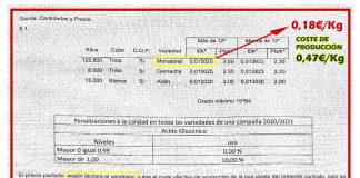 COAG denuncia coacciones a viticultores para que firmen contratos por debajo de costes