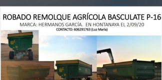 Agricultor conquense pide ayuda para recuperar remolque robado