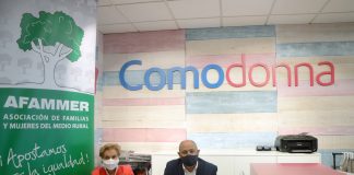 Afammer firma acuerdo para ayudar económicamente a familias de mujeres rurales