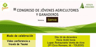 29 de diciembre. III Congreso Jóvenes Agricultores y Ganaderos ASAJA Toledo. Videoconferencia