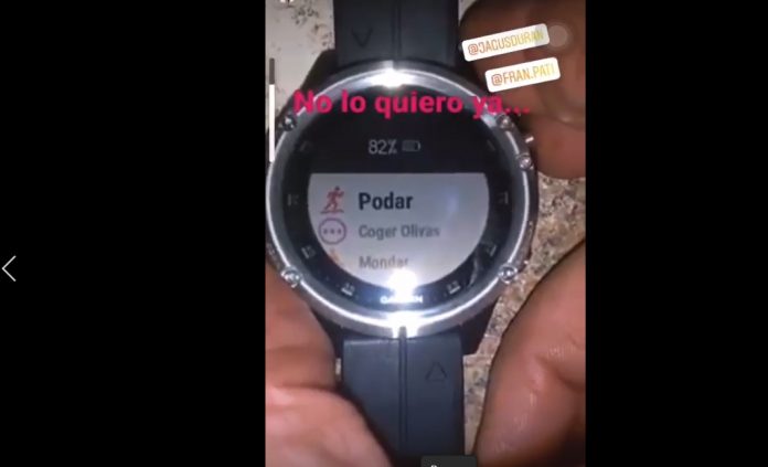 reloj actividad agraria