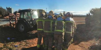 Primer día del año y primer accidente mortal por vuelco de tractor