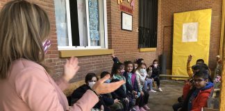 ‘La Barja’ lleva la granja al colegio ‘Miguel de Cervantes’, de Tomelloso